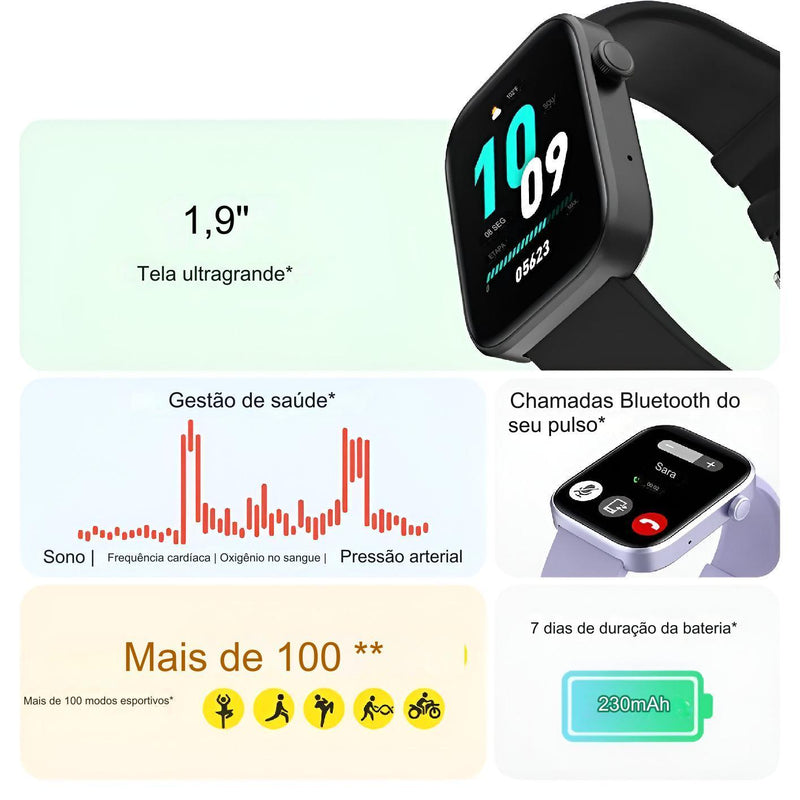 Smart Watch - VoicePro HealthMaster - União Digital