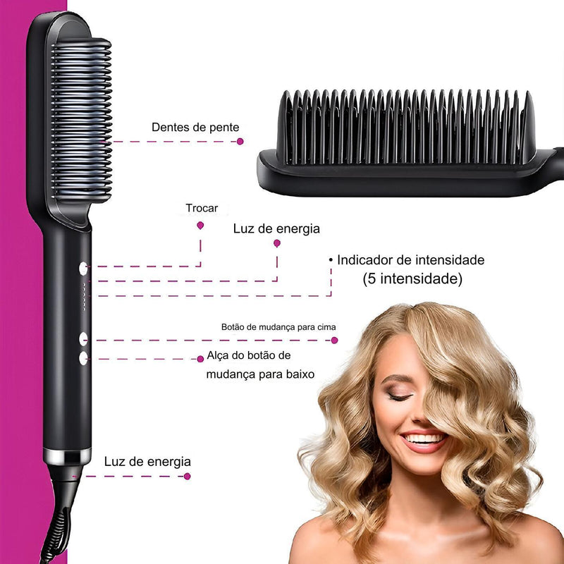 Escova Alisadora - HairPro - União Digital